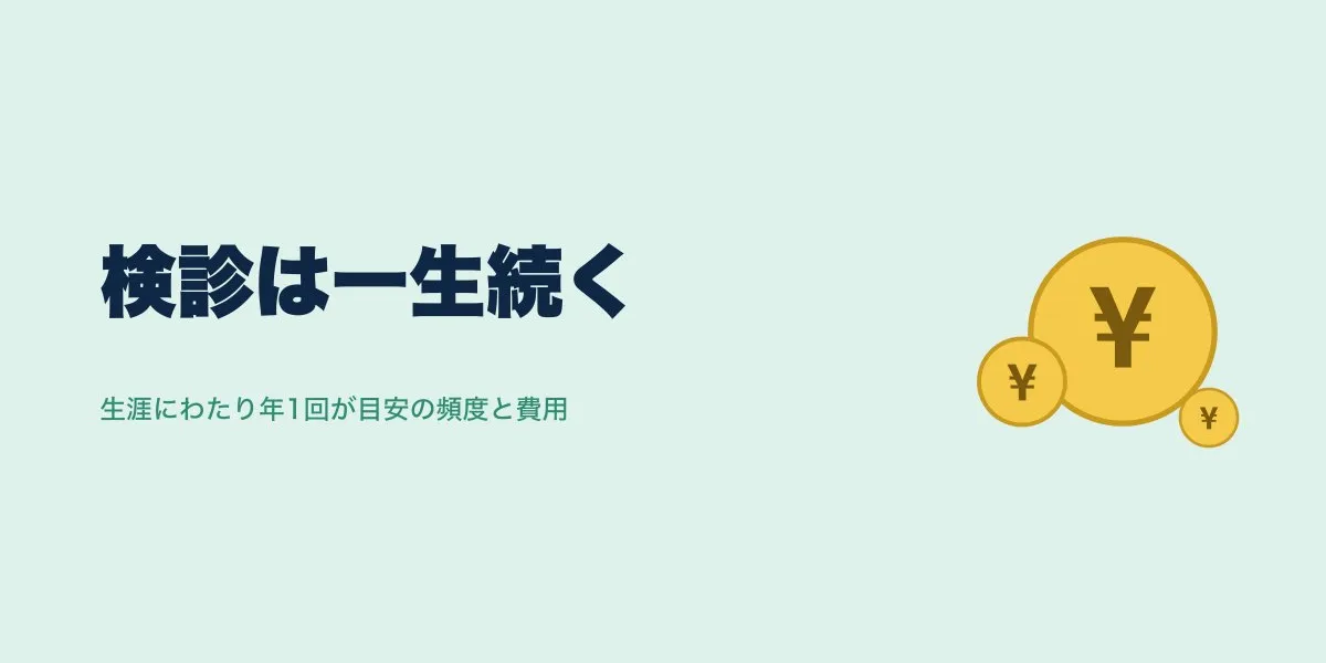 ICLの定期検診は何年後まで続く?頻度と費用