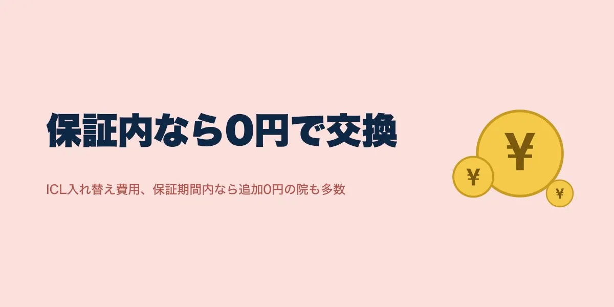 ICLの入れ替え・交換費用はいくら？保証と再手術の相場
